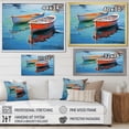 thumbnail image 4 of Designart "Waters Boat Harmonic" Transportation Floater Framed Wall Art Print, 4 of 7