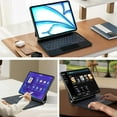 thumbnail image 6 of Keyboard Case for iPad Air 11 inch (M3 2025 /M2 2024) & iPad Pro 11 inch (4th/3rd/2nd/1st), Magic Keyboard Case for 10.9” iPad Air 4th/5th Gen，Multi-Touch Trackpad 7 Colors Backlight (White), 6 of 9