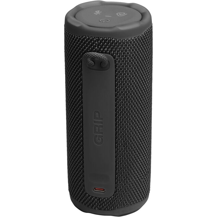 JBL Grip - Compact Bluetooth speaker with bold JBL Pro Sound and ambient light - Black