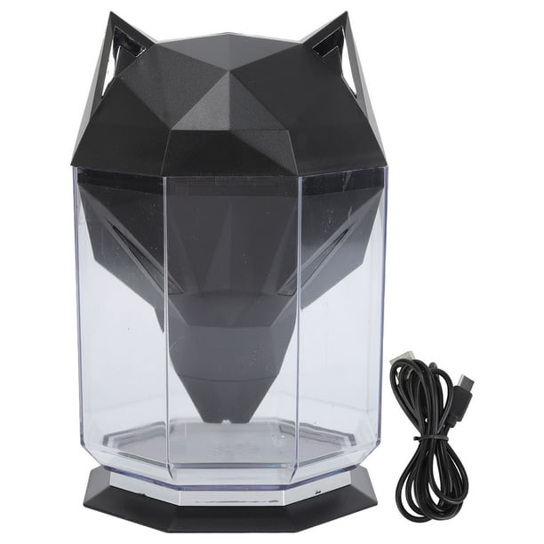 Humidificador de aire de gran capacidad, difusor de agua eléctrico independiente de escritorio para el hogar y la oficina, color negro
