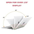 thumbnail image 6 of AYAMAYA Compatible with MacBook Air 13 inch Case 2025-2022 M4 A3240 M3 A3113 M2 A2681, Plastic Flowers Hard Shell & Keyboard Cover & Screen Film, 6 of 8