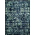 thumbnail image 3 of Safavieh Vintage 6'7" X 9'2" Power Loomed Viscose Pile Rug in Navy, 3 of 7