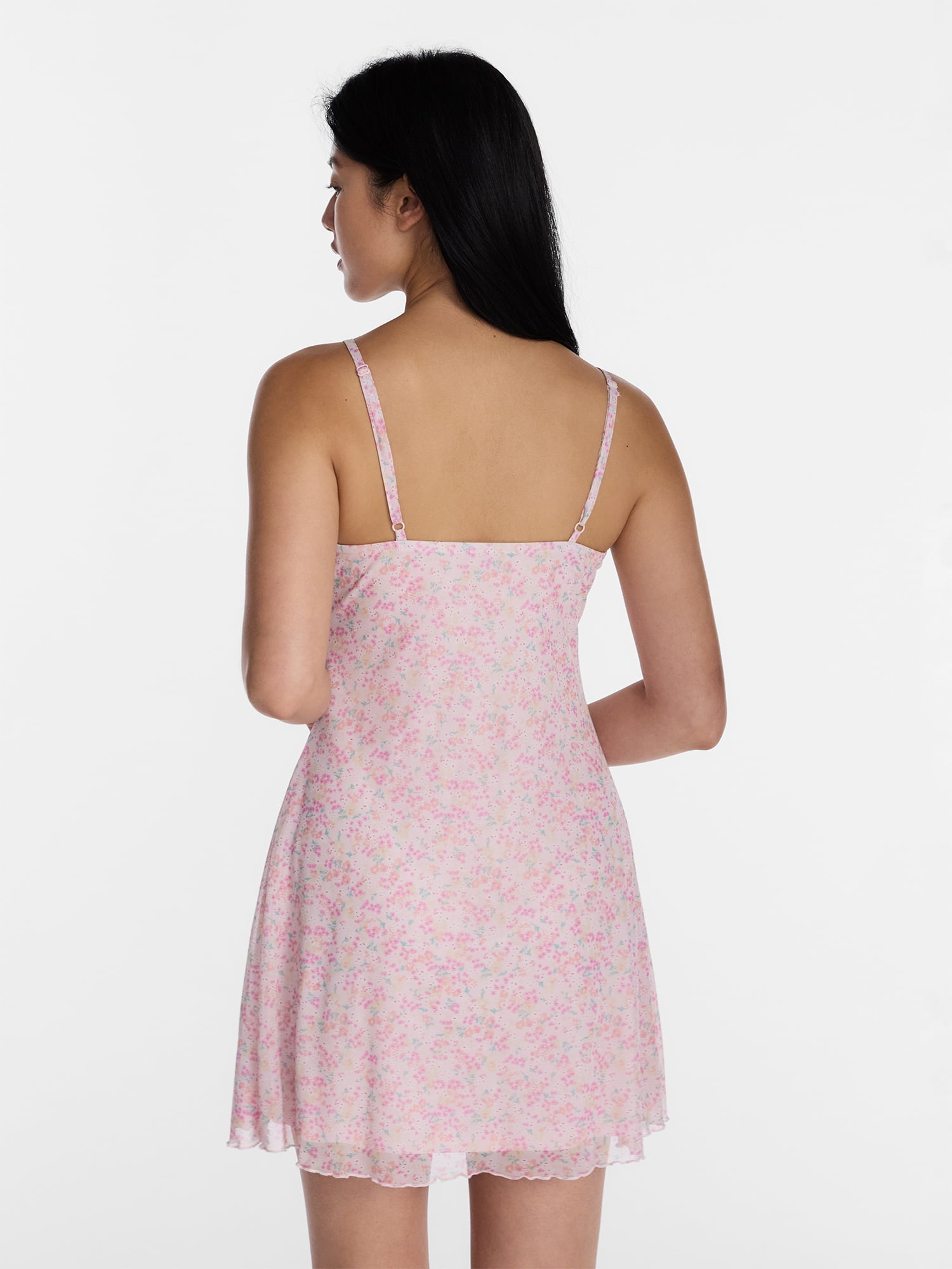 No Boundaries Lace Trim Mini Dress, Women’s XXS-XXL
