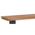 thumbnail image 3 of Weston Home Farmhouse Wood Dining Bench with Trestle Leg, Antique Denim, 3 of 7