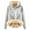 Light Gray, variant on Christmas Heavyweight Hoodies for Women 2025 Long Sleeve Love Heart Snowflake Graphic Hooded Sweatshirt Pullover Tops