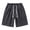 Gray, variant on Big and Tall Men's Jean Shorts Drawstring Casual Summer Denim Shorts Loose Fit Wide Leg Comfortable Jorts with Pockets Dark Blue 5XL