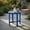 Navy, variant on Spaco 18 Inch Round Weather-Resistant Adirondack Side Table, Outdoor Coffee Side End Table for Outside Patio Storage, Brown