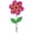 Pink, variant on In the Breeze 2743 - 19 Inch Teal Sunflower Wind Spinner with Leaves - Colorful Flower for your Yard and Garden