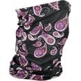 thumbnail image 1 of Zan Headgear Fleece Motley Tube Purple Paisley   TF228, 1 of 1