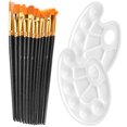 thumbnail image 2 of Round Pointed Tip Brush14Pcs Paint Brush with Nylon Hair Paint Brush Paint Brush Advanced Technology, 2 of 5