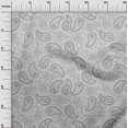 thumbnail image 3 of oneOone Rayon Gray Fabric Asian Paisley Sewing Craft Projects Fabric Prints By Yard 56 Inch Wide, 3 of 5