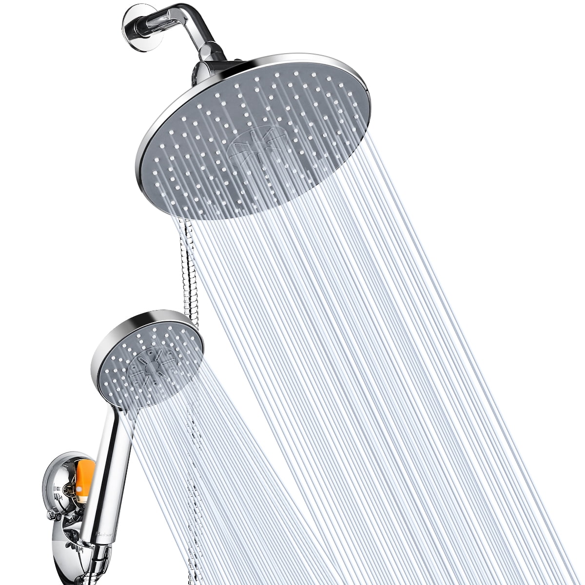 Buy Baban 9 inch Rainfall Handheld Shower Head, Dual Round Hand Held