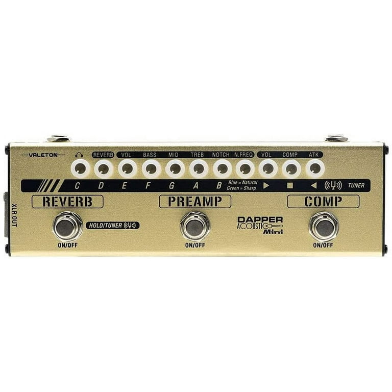 Valeton Dapper Acoustic Mini Guitar Multi Effects Pedal (MES-4