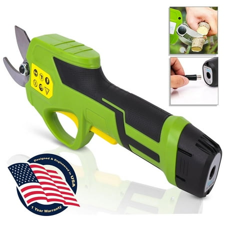 SereneLife PSPR170 - Cordless Power Pruner - Pruning Shear Powered Garden Electric Pole Pruner