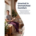 thumbnail image 4 of Xidunhg Men's 3-Pack Comfortable Pajama Pants, Cotton Blend Flannel Plaid Sleep and Lounge Bottoms with Pockets, 4 of 13