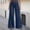 Dark Blue women wide leg jeans a1, variant on Cagogo Women's Wide Leg High Waisted Jeans with Pockets Denim Casual Loose Long Pants Baggy Streetwear Trousers Everyday Denim Jeans, Black XL