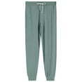 thumbnail image 5 of Homeyce Men's Lounge Pants Comfortable Casual Lightweight Solid Color Pajama Pants with Drawstring with Pockets Pj Pant Baggy Relaxed Fit Elastic Waist Button Fly Lounge Pj Bottoms,Green 2XL, 5 of 6