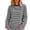 Black, variant on Women's Oversized Long Sleeve Striped T-Shirts Crewneck Pullover Loose Fit Casual Basic Everyday Tops