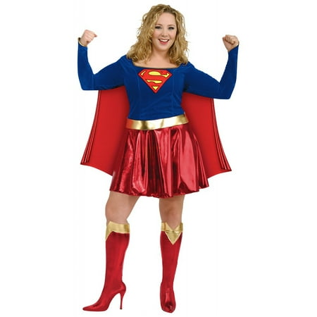 Supergirl Adult Costume - Plus Size