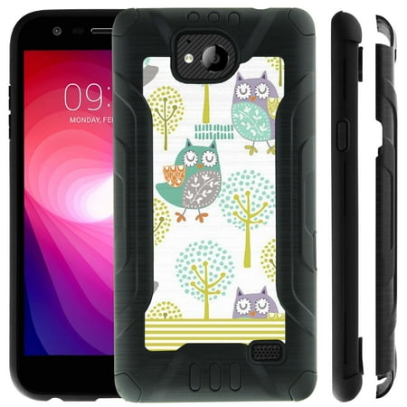 Reinforced Shell - ZTE Tempo N9131, by MINITURTLE - PRO-Tech Innovative Design Dual Layer Technology Reinforced Corners Hard Shell Case - Owl Patterns