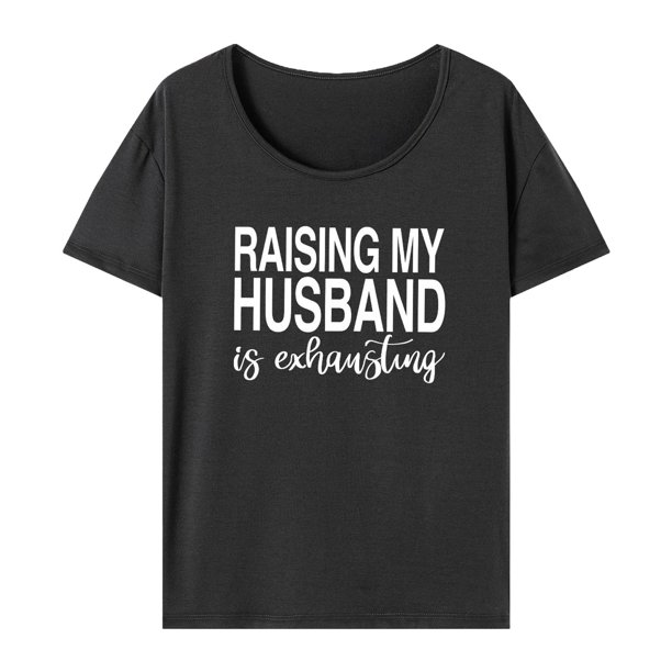 Camiseta para mujer con cuello redondo y elegante camiseta básica simple para mochilero M