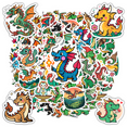 thumbnail image 1 of Autocollants Colorés Dragon, Autocollants de Papeterie Dragon pour Ordinateurs Portables et Valises, 1 of 5