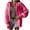 Hot Pink, variant on Aboser Oversized Black Cardigan Sweaters for Women Long or Midi Length Cable Knit Cardigans Casual Open Front Sweater Coats Loose Lantern Long Sleeve Outerwear