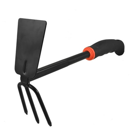 Unique Bargains Unique Bargains Vineyard Garden Weeding Seeding Plastic Handgrip Metal Fork Hoe Weeder