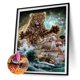 thumbnail image 1 of Cuadros Decorativos 5D diamante pintura leopardo sirena taladro redondo completo DIY arte artesanal (A5227) Tmvgtek embutido en tela, 1 of 6