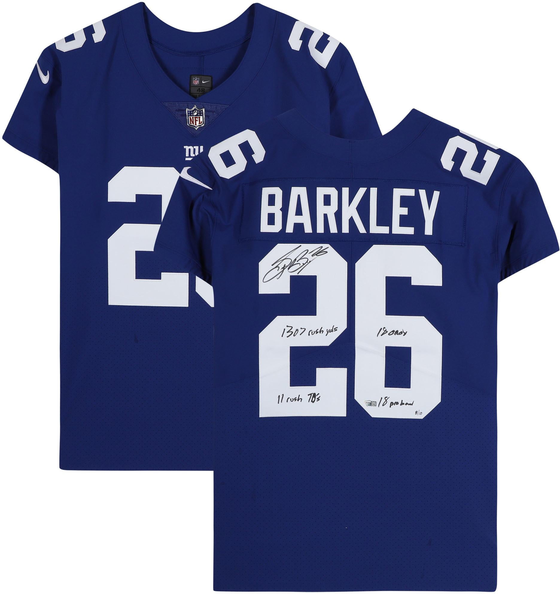 saquon barkley elite jersey