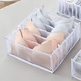 thumbnail image 1 of Caja de almacenamiento estilo cajonera de lencería japonesa coreana, organizador de calcetines de malla para el hogar, bolsa de almacenamiento para armario y dormitorio, 11/7/6 vigas, 1 of 5