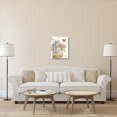 thumbnail image 3 of Global Gallery's 'Rainbow Seeds Romantic Birdcage II' By Lisa Audit Stretched Canvas Wall Art, 3 of 4