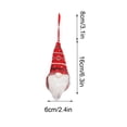 thumbnail image 3 of onlyliua ¡ ¡Descuentos de Temporada! Suministros de Decoración Navideña Muñeco de Hombre Del Bosque de Lana de Punto Colgante Pequeño Muñeco Sin Rostro Colgante de Decoración de Árbol de Navidad, 3 of 6