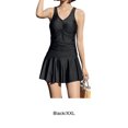 thumbnail image 2 of Soidarity Traje de baño duradero y de secado rápido para mujer, traje de baño cómodo y modesto, traje de baño elegante para mujer Traje de baño negro XXL, 2 of 6