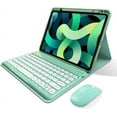 thumbnail image 1 of iPad mini6 Keyboard Case with Mouse Cute Round Keys Detachable Bluetooth Keyboard Slim Smart Cover with Pencil Holder, 1 of 5