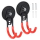 thumbnail image 1 of Uxcell 2-Pack Ganchos Magnéticos Fuertes para Garaje, Soporte de Cable Magnético Pequeño con Recubrimiento Antideslizante [Naranja], 1 of 1