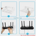 thumbnail image 2 of yeacher 1 Pack Acrylic Wall Mount Bracket Compatible with TP-Link WiFi 6 Router AX1800 (Archer AX21) / AX3000 (Archer AX50), Transparent, 2 of 7