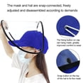 thumbnail image 3 of AIHOME Safety Protective Hat Cover Dustproof Removable Transparent Face Protection Shield for Outdoor Safer Travel, 3 of 8