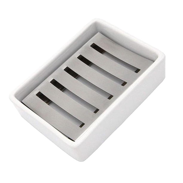 Jabonera de Cerámica de material acero Inoxidable para de Encimera de Cocina