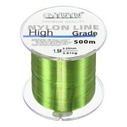 Uxcell 547Yard 6Lb Fluorocarbon Coated Monofilament Nylon Fishing Line Light Green