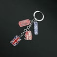 thumbnail image 3 of Bandera del Reino Unido Llavero de metal Llavero de recuerdo Llavero de Union Jack Llavero de coche Encantos del bolso HOMEMAXS HaoMX3040551, 3 of 6