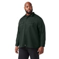 thumbnail image 5 of Dickies Men's Long Sleeve Work Shirt, Hunter Green, XLT, 5 of 5