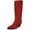 Red Scarlet, variant on Sam Edelman Women's James Western Boot Spiced Pecan Wide Calf 7.5M
