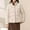 White, variant on Winter Short Jackets for Women 2025 Trendy Chinese Vintage Frog Button Quilted Jackets Fitted Casual Solid Color Long Sleeve St and Collar Parkas