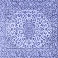 thumbnail image 1 of Ahgly Company Machine Washable Indoor Square Persian Blue Traditional Area Rugs, 7' Square, 1 of 4