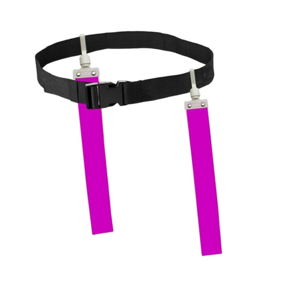 koolsoo Football Waist Belt Ribbon Adjustable for Outdoor Accessories Equipment violet