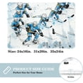 thumbnail image 2 of Ice Hockey Polyester Non-Slip Machine Washable Outdoor Carpet Door Mat - Door Rug - Door Rugs, 2 of 6