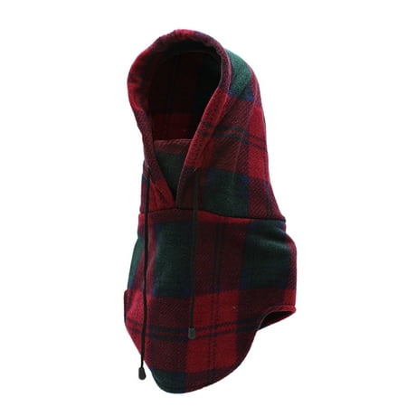 

TALKVE Men And Women With The Same Versions Of Outdoor Cycling Running Skiing Fleece Hats Bib Protection Face Warm Windproof Cap