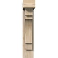 thumbnail image 2 of Ekena Millwork 5 1/2"W x 20"D x 28"H Merced Block Smooth Bracket w/ Offset Brace, Douglas Fir, 2 of 25