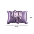thumbnail image 3 of Zmeidao Silk Pillow Cases Satin Pillowcase For Hair And Skin, Pillowcases Standard Size Set Of 2, Silky And Soft Satin Pillowcovers 2 Pack (20x30 Inches), 3 of 8